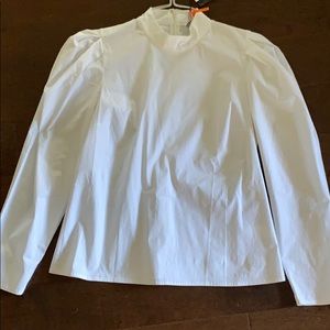 Rejina Pyo White Kerry Blouse US Size 12